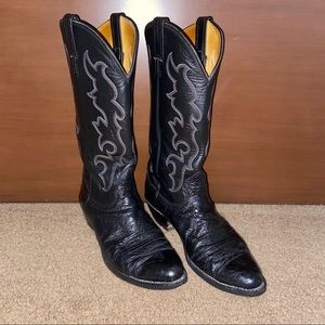 Nocona smooth ostrich boots